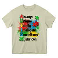 Mossy always unique autism Heavy Core Tee - OliviaCreatesArt