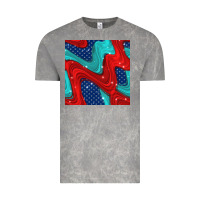 Cloud Rock american flag stripes seamless pattern Vintage Tee - BundleAndBundleShop