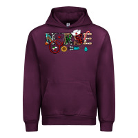 Mauve Wine christmas nurse Urban Hoodie - RanaPortraitStore
