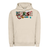 Pigment French Oak christmas nurse Urban Hoodie - RanaPortraitStore