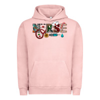Pigment Salmon christmas nurse Urban Hoodie - RanaPortraitStore