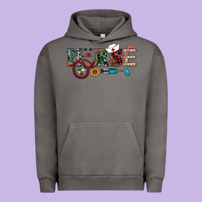 Christmas Nurse Urban Hoodie Designed By Ranaportraitstore