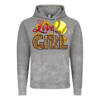 Cloud Rock Love My Girl Softball Vintage Hoodie - LillyAllenDesigns