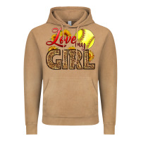 Vintage Camel Love My Girl Softball Vintage Hoodie - LillyAllenDesigns