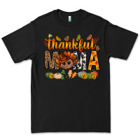 Black thankful mama and turkey bbs Premium Tee - BundleAndBundleShop