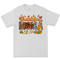 Dove Grey thankful mama and turkey bbs Premium Tee - BundleAndBundleShop
