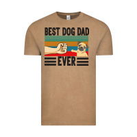 Best Dog Dad Ever Vintage Tee | Teevron