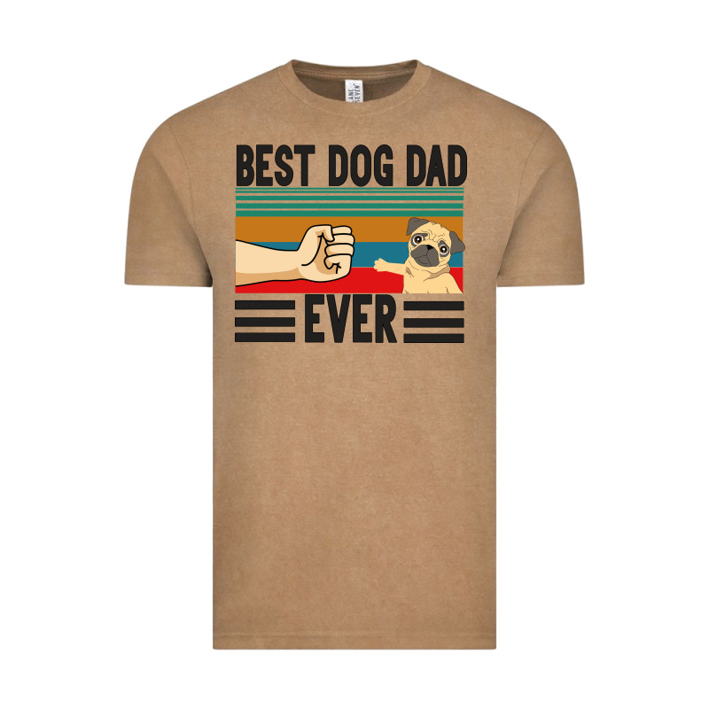 Best Dog Dad Ever Vintage Tee by Bettercallsaul | Teevron