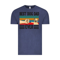 Vintage Denim Best Dog Dad Ever Vintage Tee - Bettercallsaul