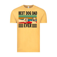 Vintage Mustard Best Dog Dad Ever Vintage Tee - Bettercallsaul