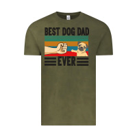 Vintage Olive Best Dog Dad Ever Vintage Tee - Bettercallsaul