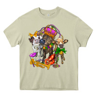 Mossy little cows and mardi gras party olivia Heavy Core Tee - OliviaCreatesArt