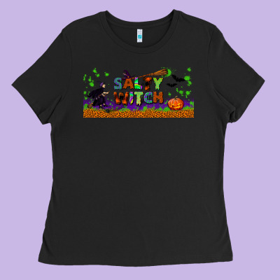 Salty Witch Libbey Glass Ladies Tee Designed By Bundleandbundleshop