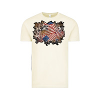 Vintage Arctic 4th of july background Vintage Tee - BundleAndBundleShop
