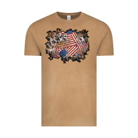 Vintage Camel 4th of july background Vintage Tee - BundleAndBundleShop