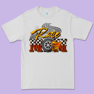 Race Mom Mother's Day Premium Tee Designed By Fadigitalartstudio