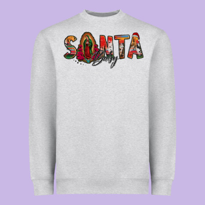 Santa Baby Lady Of Guadalupe Heavyweight Sweatshirt Designed By Jasminsmagicworld