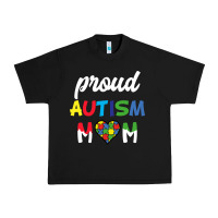 Black Proud Autism Mom Mothers Day Gift Autism Awareness Urban Heavy Tee - CowhideDigitalArt