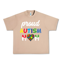 Burro Proud Autism Mom Mothers Day Gift Autism Awareness Urban Heavy Tee - CowhideDigitalArt