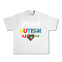 Lunar Rock Proud Autism Mom Mothers Day Gift Autism Awareness Urban Heavy Tee - CowhideDigitalArt