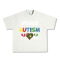 Pistachio Proud Autism Mom Mothers Day Gift Autism Awareness Urban Heavy Tee - CowhideDigitalArt