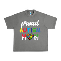 Tornado Proud Autism Mom Mothers Day Gift Autism Awareness Urban Heavy Tee - CowhideDigitalArt
