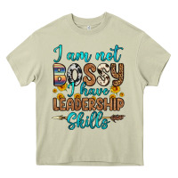 Mossy i am not bossy i have leadership skills Heavy Core Tee - OliviaCreatesArt