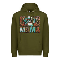 Army Green dog mama Premium Hoodie - Artiststas