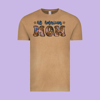 All American Mom Vintage Tee Designed By Bundleandbundleshop