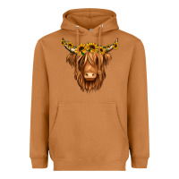 Meerkat sunflower headband highland cow Heavyweight Hoodie - Jasminsmagicworld