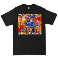 Black Fourth Of July Truck Premium Tee - FaDigitalArtStudio