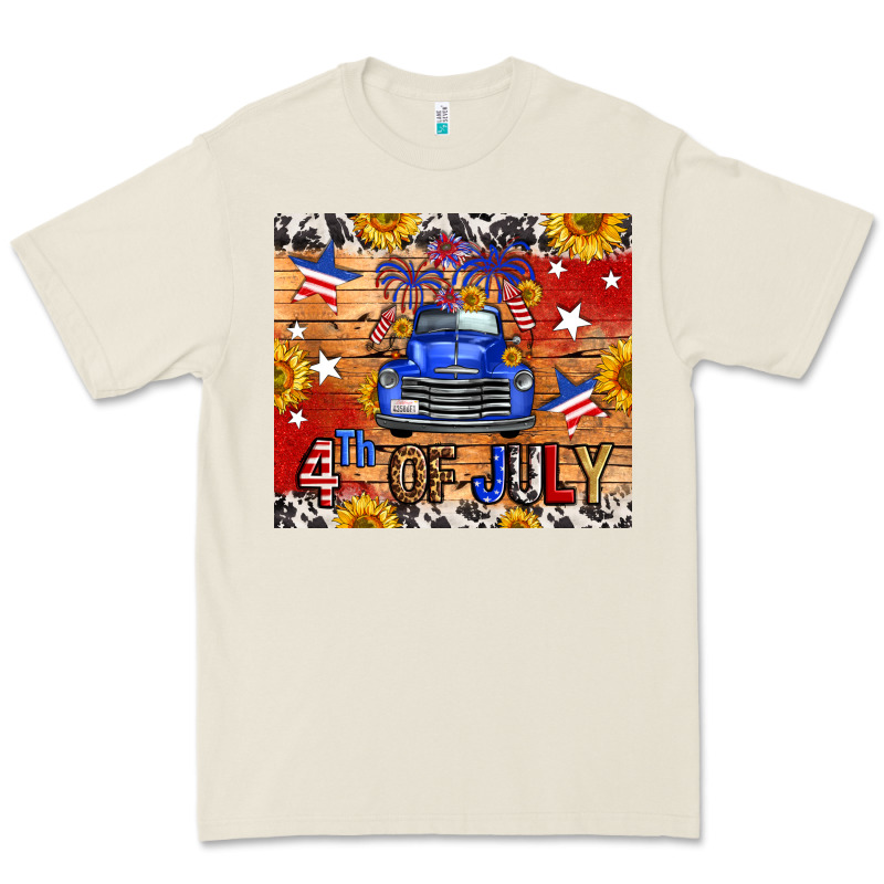 Fourth Of July Truck Premium Tee by FaDigitalArtStudio | Teevron