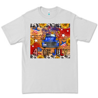 Dove Grey Fourth Of July Truck Premium Tee - FaDigitalArtStudio