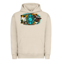 Pigment French Oak Moo Mothers Urban Hoodie - Jasminsmagicworld