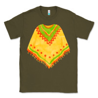 Army Green mexican poncho fa element Classic Tee - FaDigitalArtStudio