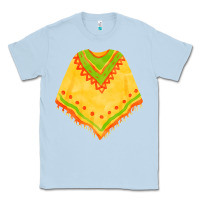 Dusty Blue mexican poncho fa element Classic Tee - FaDigitalArtStudio