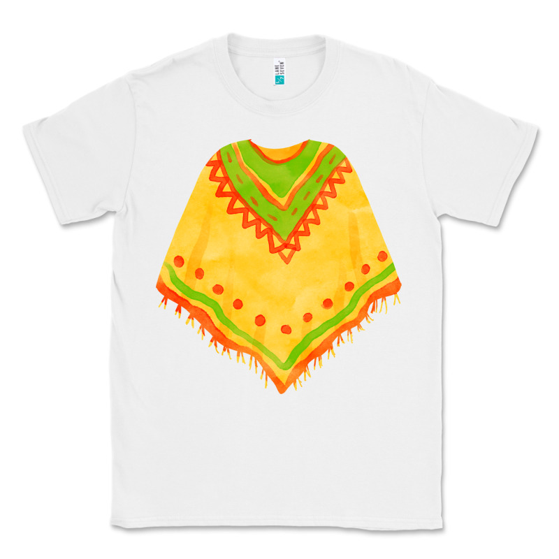 Mexican Poncho Fa Element Classic Tee by FaDigitalArtStudio | Teevron