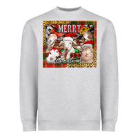 Heather Grey merry Christmas goats tumbler Heavyweight Sweatshirt - Jasminsmagicworld