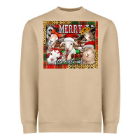 Mushroom merry Christmas goats tumbler Heavyweight Sweatshirt - Jasminsmagicworld