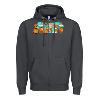 Smoke basketball coffee cups Zipper Hoodie - Jasminsmagicworld