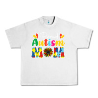 Lunar Rock Proud Autism Mom sunflower Urban Heavy Tee - CowhideDigitalArt