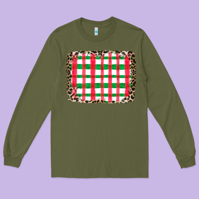 Christmas Pattern Long Sleeve Tee Designed By Cowhidedigitalart