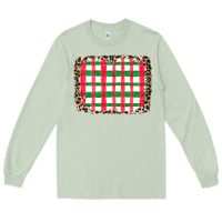 Matcha Christmas Pattern Long Sleeve Tee - CowhideDigitalArt