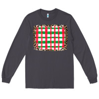 Smoke Christmas Pattern Long Sleeve Tee - CowhideDigitalArt