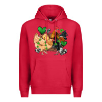 Cardinal st patricks day coop animals Premium Hoodie - Artiststas