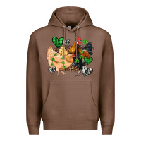 Chestnut st patricks day coop animals Premium Hoodie - Artiststas