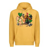Mustard st patricks day coop animals Premium Hoodie - Artiststas
