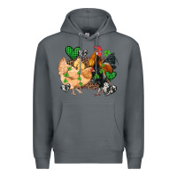 Rock st patricks day coop animals Premium Hoodie - Artiststas
