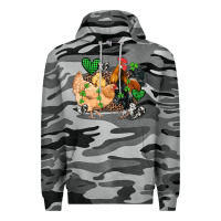 Slate Camo st patricks day coop animals Premium Hoodie - Artiststas