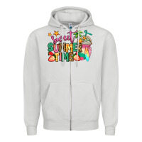 Sweet Summer Time Iced Coffee Zipper Hoodie | Teevron